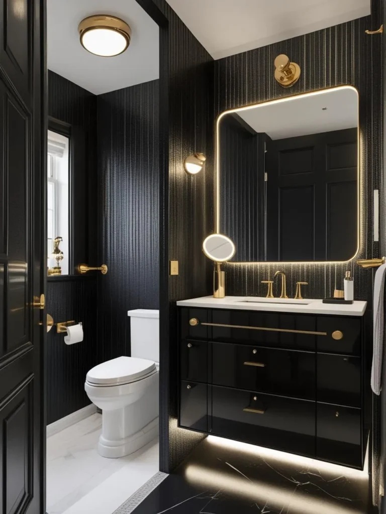 Small Black Bathroom Ideas That Maximize Style