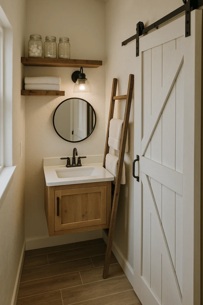 Small Farmhouse Bathroom