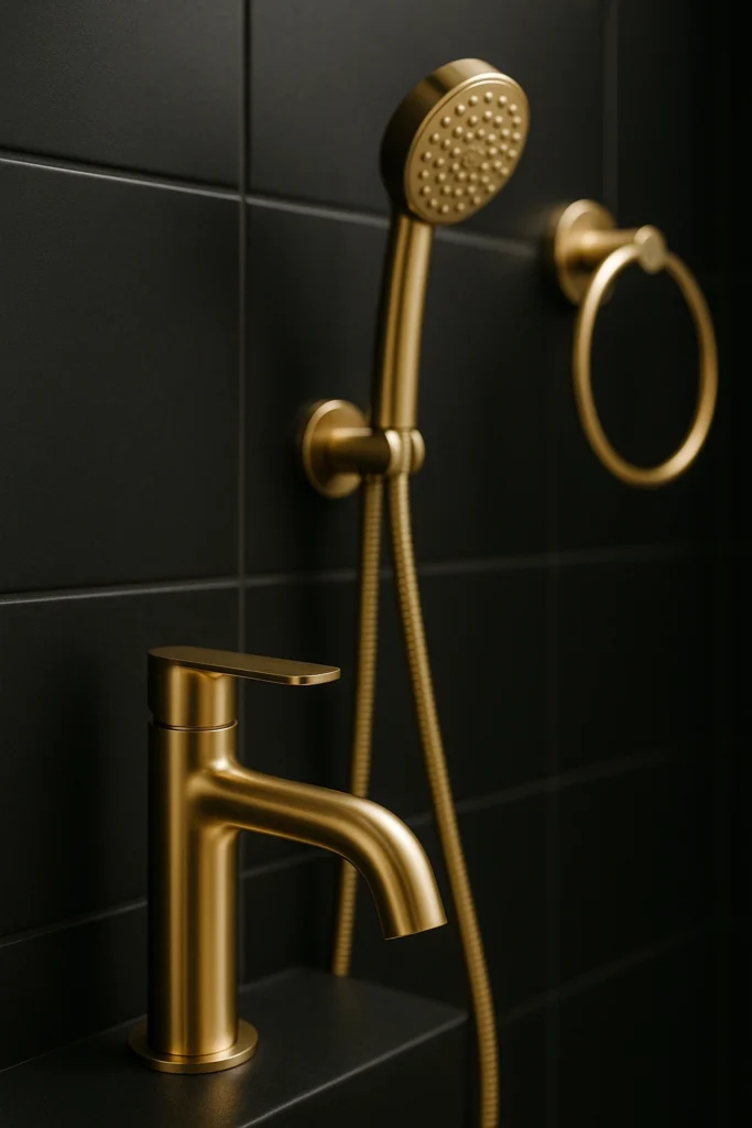 Statement Fixtures in Gold