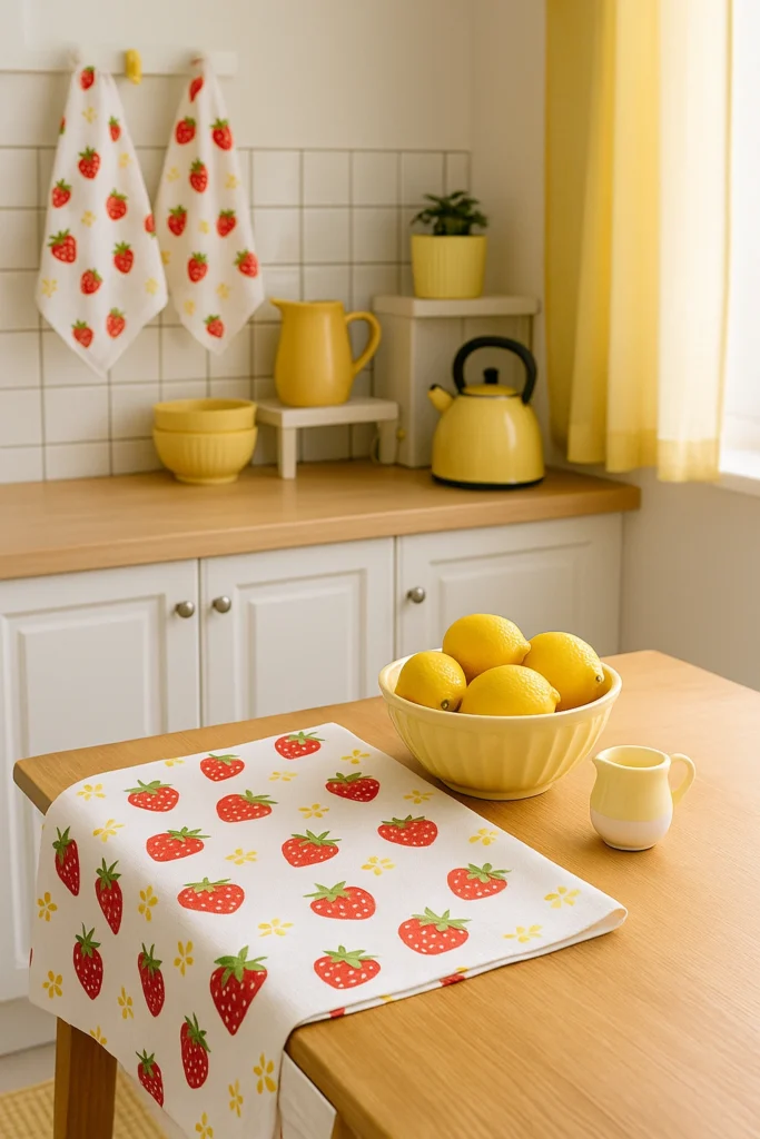 Unique Finds: Strawberry and Lemon Kitchen Decor