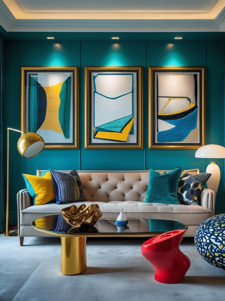 Teal Blue: Playful Yet Elegant