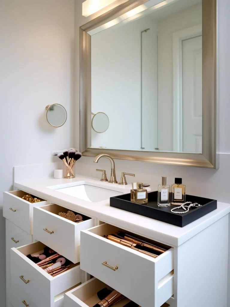 The Art of Bathroom Vanity Organization