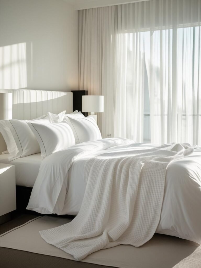 The Classic Hotel-Inspired White Bedding