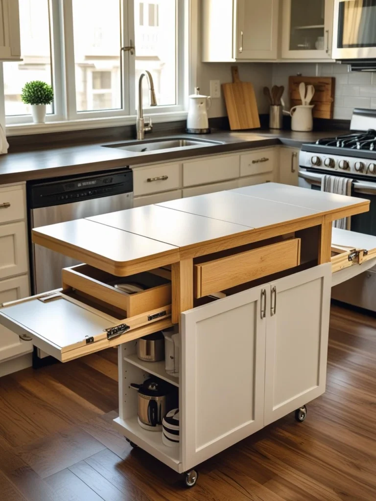Think Small, Save Big: Small Kitchen Island Ideas Space Saving
