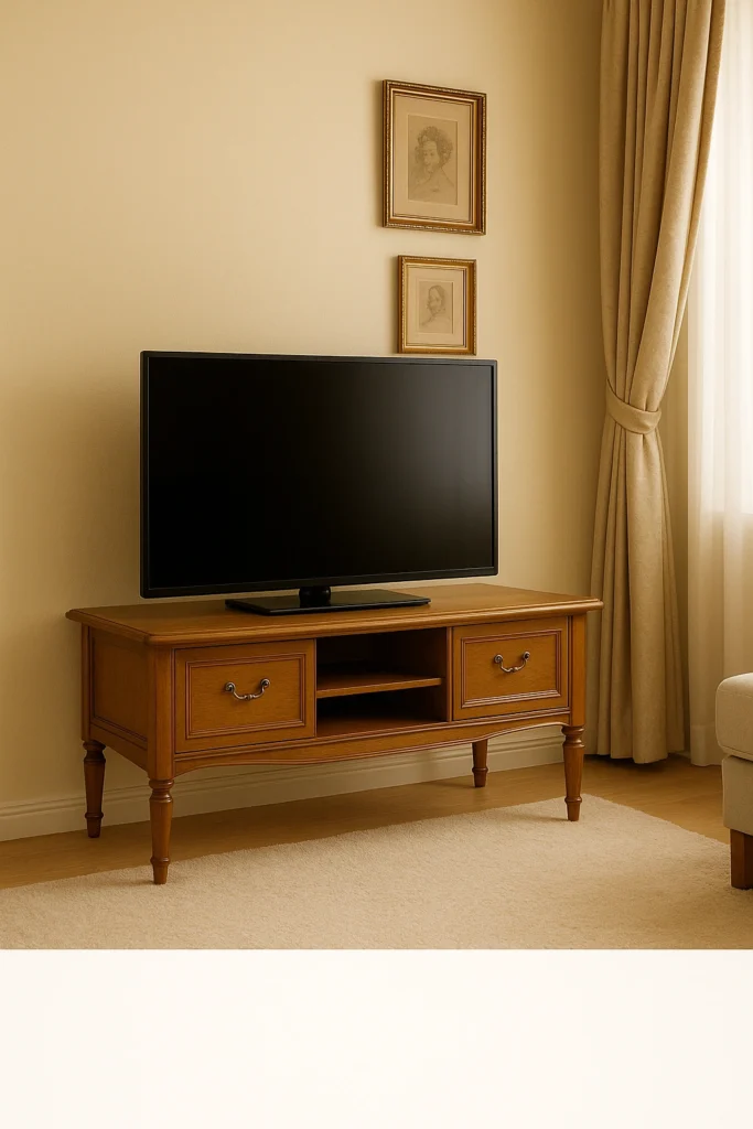 Traditional Console with Ornate Details
