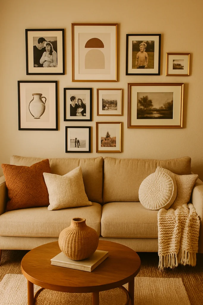 Try a Gallery Wall for a Personal Touch
