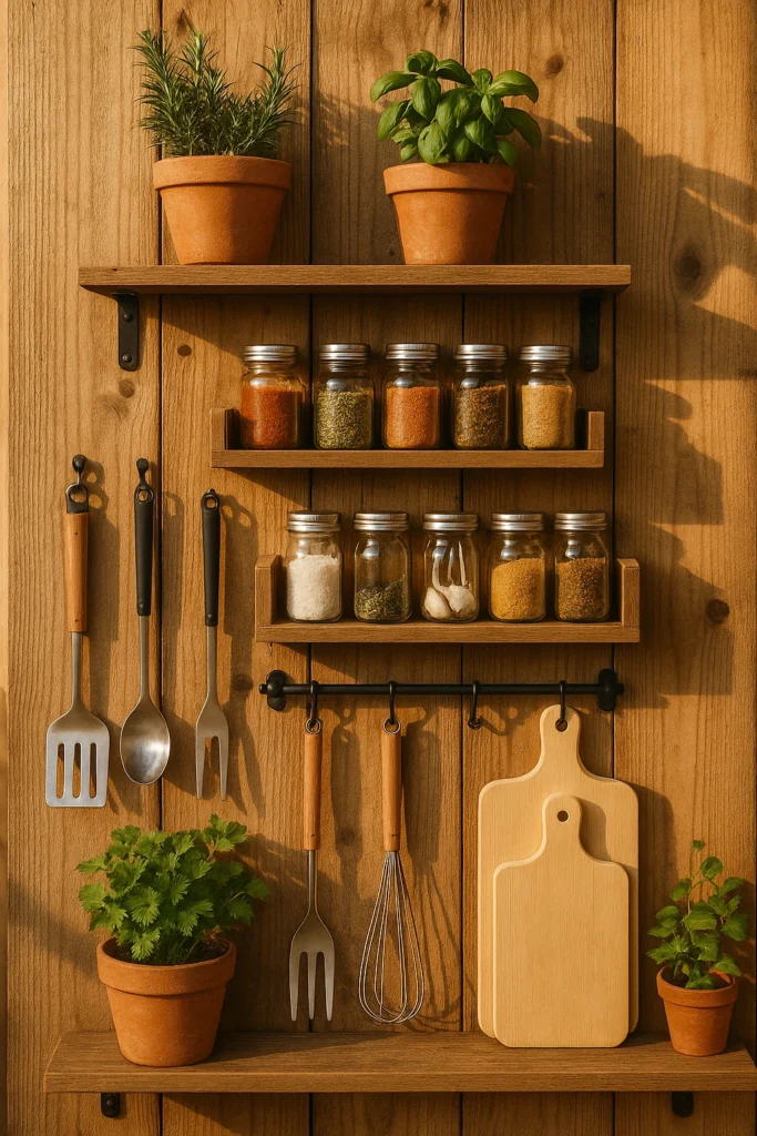 Use Vertical Space for Storage and Decor