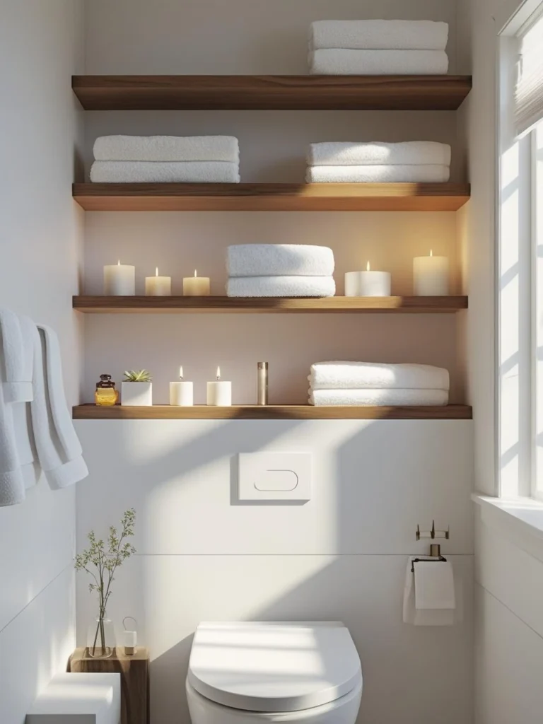 Use the Vertical Space Above the Toilet