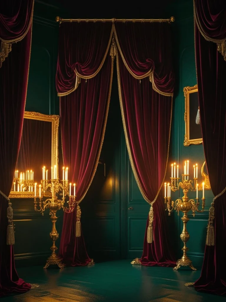 Velvet Curtains Living Room Regal Appeal
