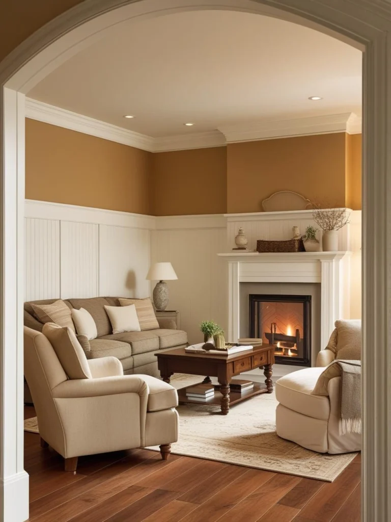Wainscoting for a Cozy Yet Elegant Vibe