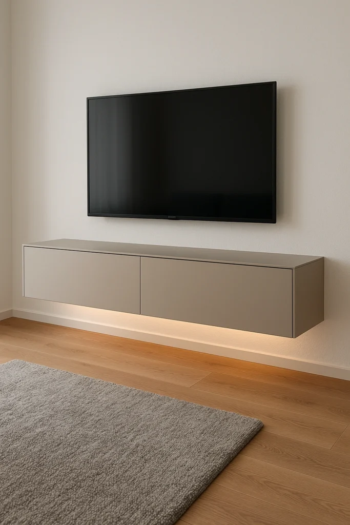 Wall-Mounted Floating TV Units