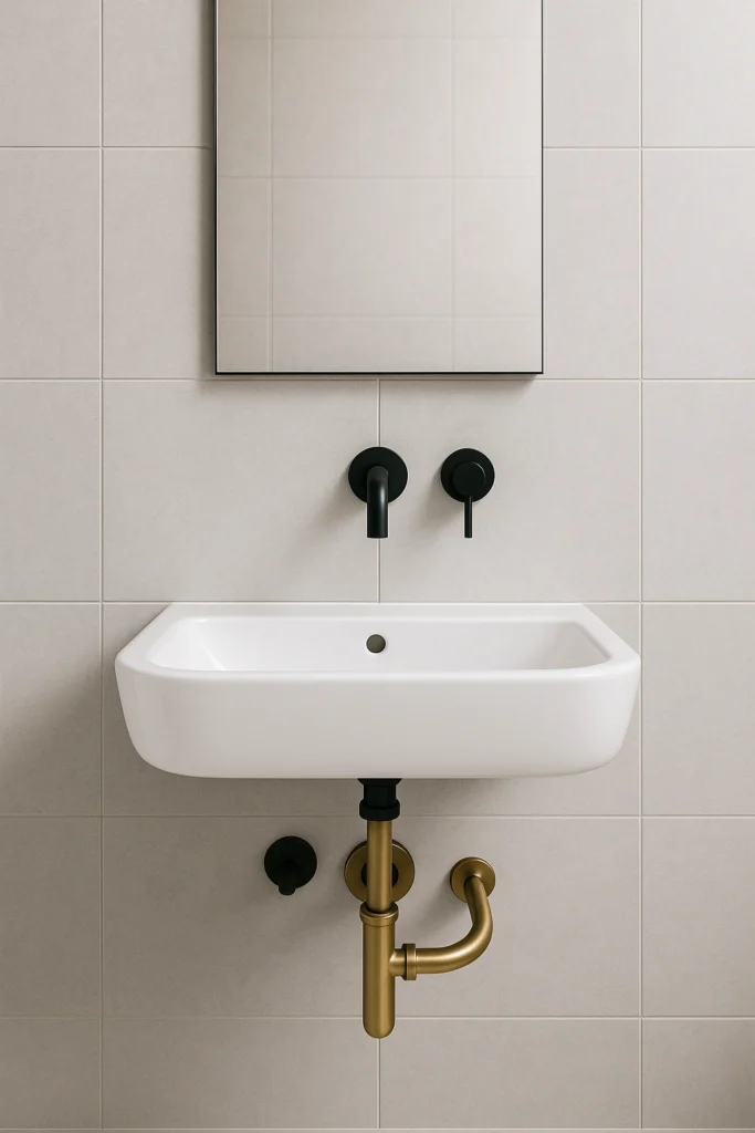 Wall-Mounted Sink for Modern Simplicity