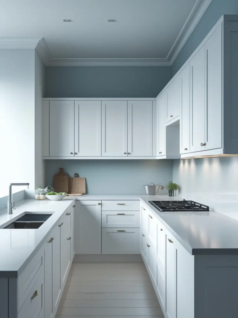 White Kitchen Cabinets Wall Color Ideas