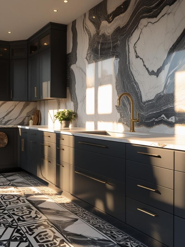 Bold and Artistic Backsplashes