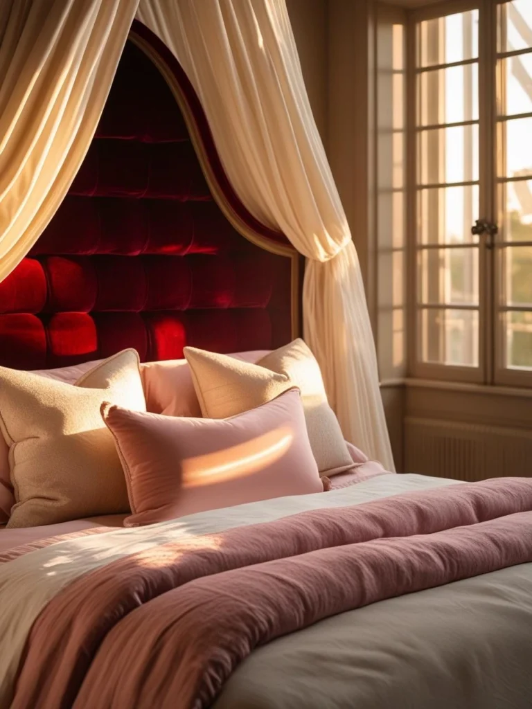Go for an Upholstered Headboard or Canopy