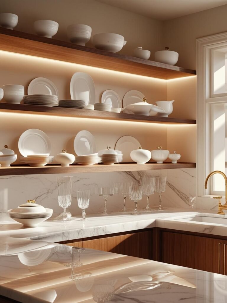 Open Shelving for Curated Displays