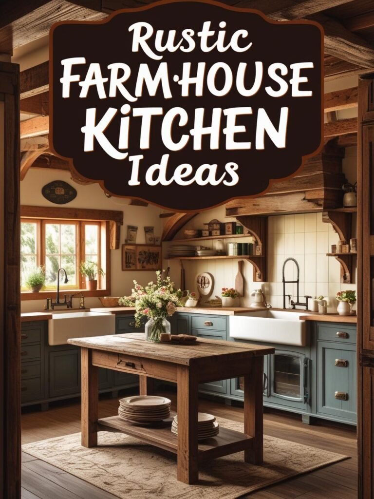 Rustic Farmhouse Kitchen Ideas
