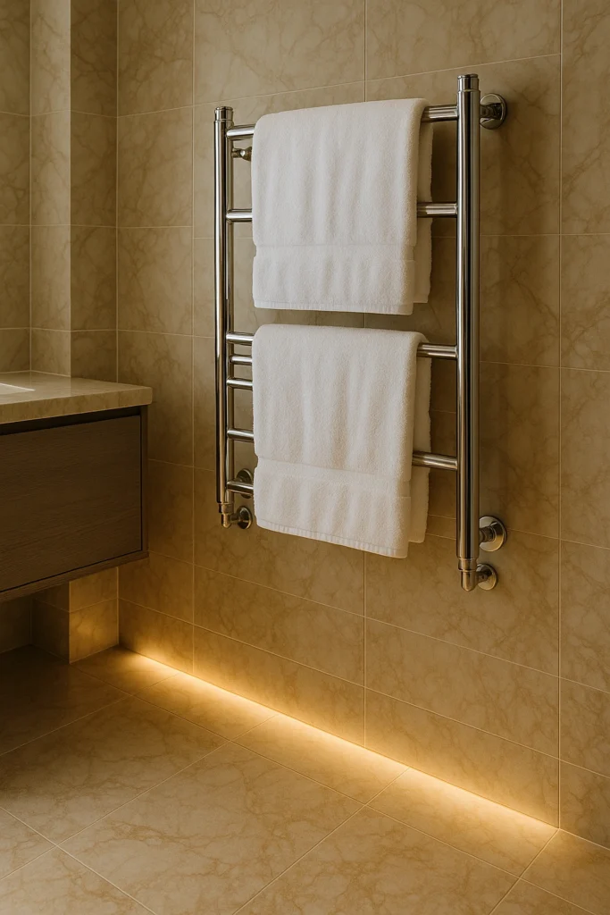 Spa-Like Features Heated Floors, Towel Warmers & Aromatherapy