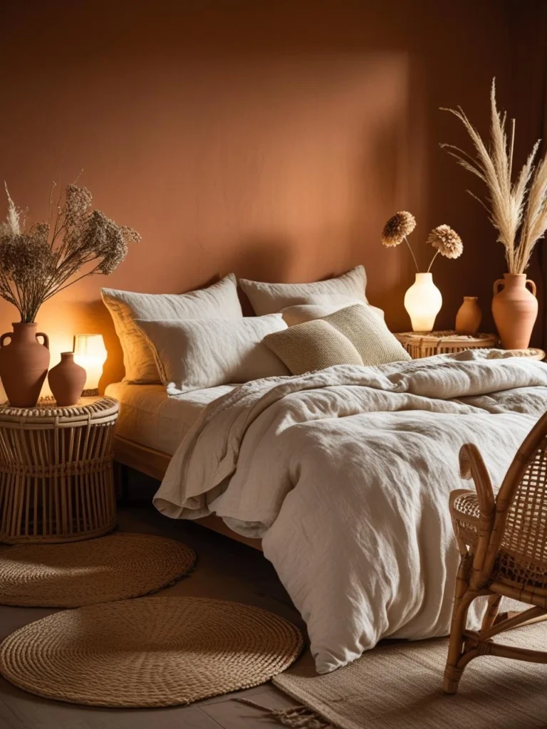 Terracotta and Off-White: Warm and Inviting
