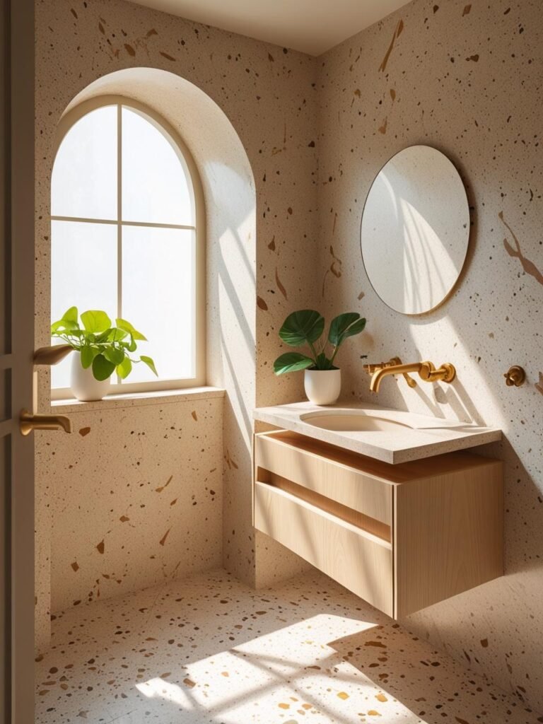 Terrazzo Bathroom Interior Design Timeless & Trendy