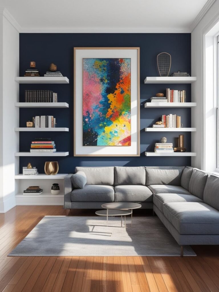 Two-Tone Walls for Architectural Interest