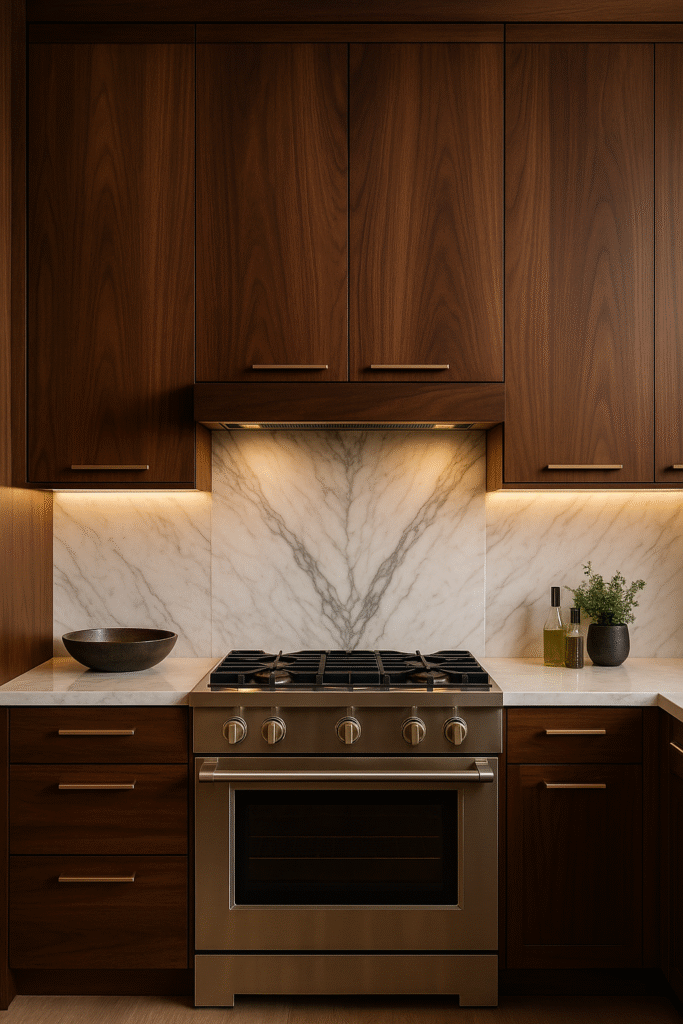 Walnut and Marble Fusion