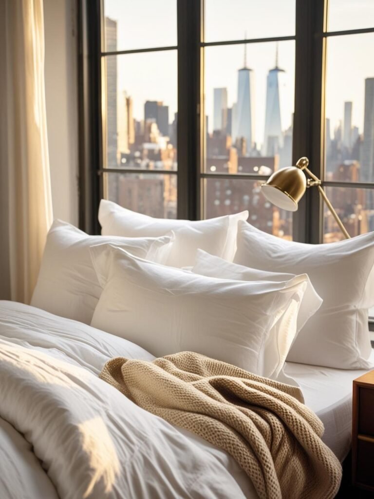 White Bed Inspo Aesthetic A New Yorker’s Minimalist Dream