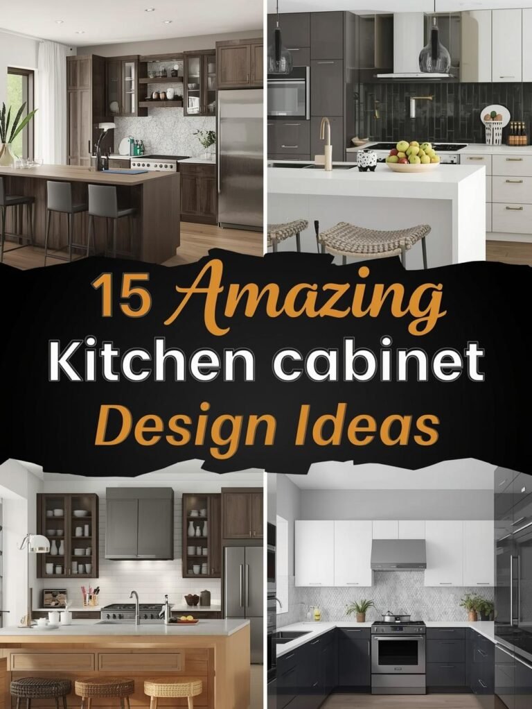 15 Amazing Modern Kitchen Cabinet Design Ideas.
