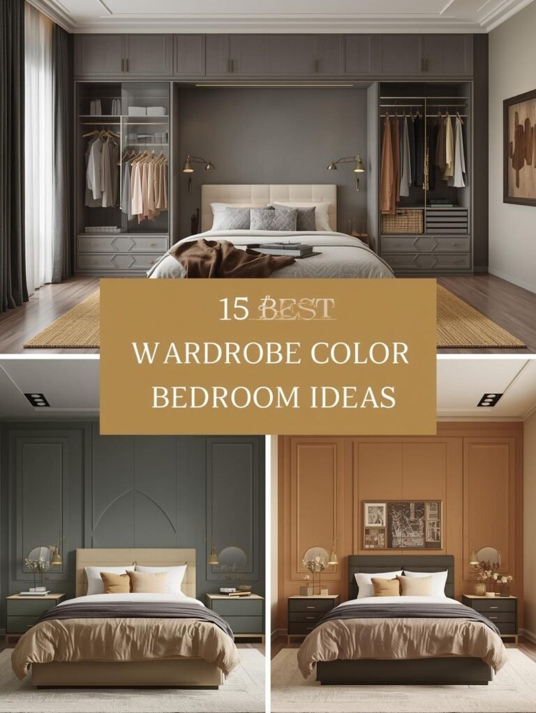 15 Best Wardrobe Color Bedroom Ideas