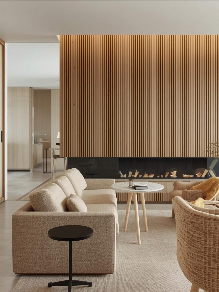 Add Warmth with Wood Paneling