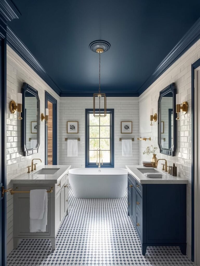 Bold Painted Ceilings
