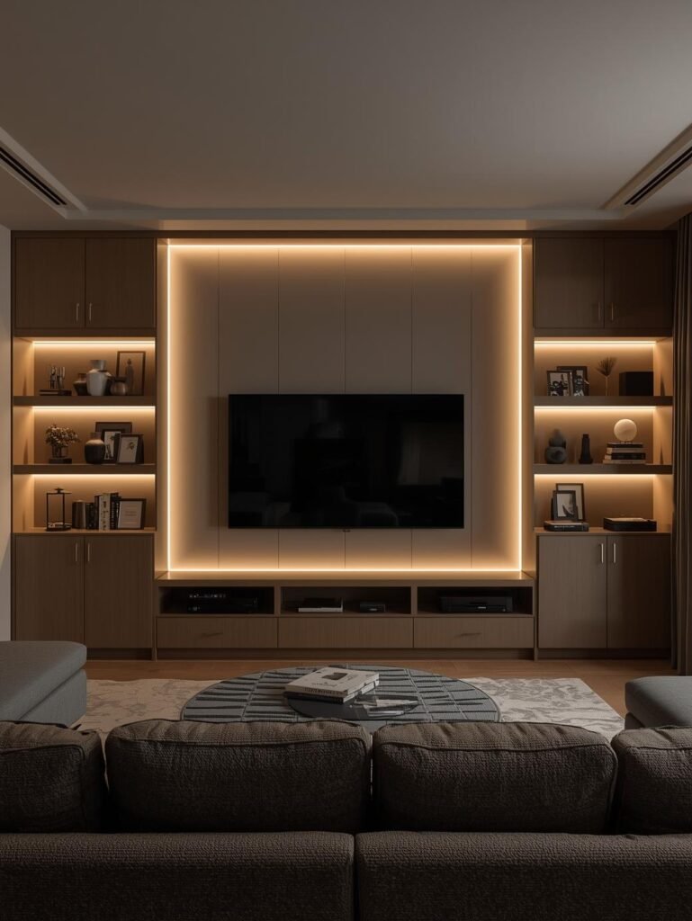 Built-In Entertainment Walls