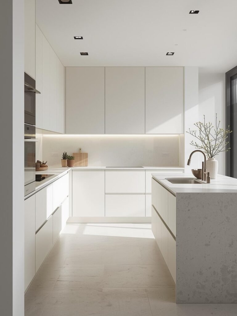 Flat-Panel Minimalist Cabinets