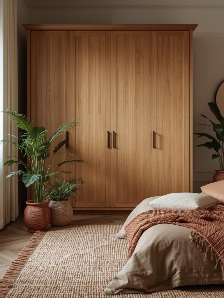 Natural Wood Finish for Earthy Warmth