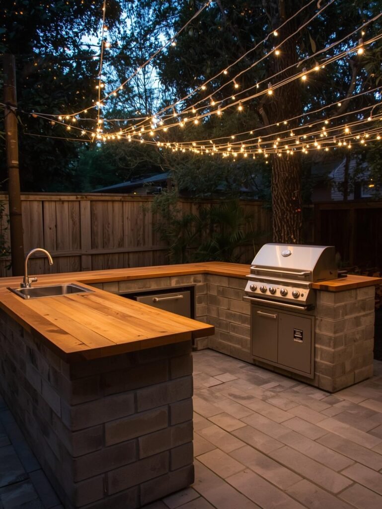 Outdoor Kitchen DIY on a Budget