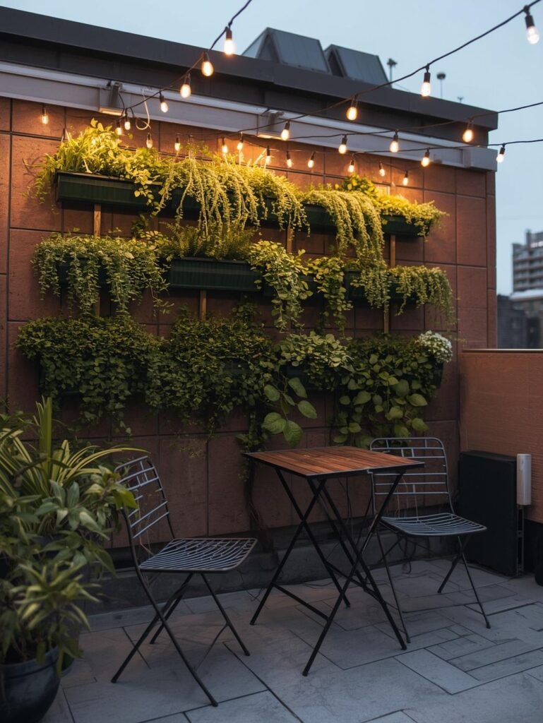 Small Rooftop Terrace Design Ideas