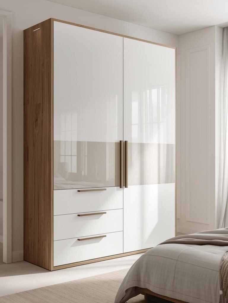 Two-Tone Wardrobes for Added Dimension
